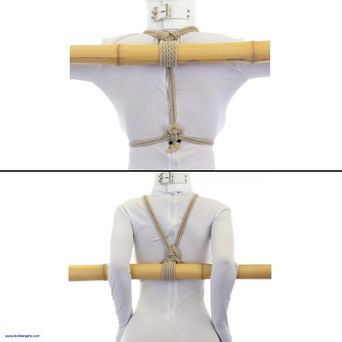 竹制捆绑 – 将竹竿固定在伴侣身上  Bamboo Bondage – Anchoring a pole to your partner【39P+1V】