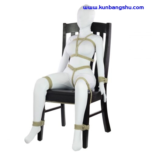 椅子绑缚 – 无扶手椅子 Chair Tie Example – Armless Chair 【17p+1V】